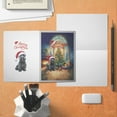 thumbnail image 4 of Merry Christmas Scottish Terrier Santa Hat Xmas Tree Winter Holiday 5x7in Folded Greeting Card Scottie Dog Lover Gifts Single Note Card with Envelope - 01013, 4 of 5