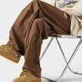 thumbnail image 5 of BXINGOHAI Fashion Casual Pants For Men Big And Tall Resistant Pants Elastic Waistband Baggy Pants Lightweight Loose Fit Pants 2025 Outdoor Daily Pant With Pocket Today Coffee,XXL, 5 of 5