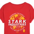 thumbnail image 3 of Marvel Iron Man - Stark Industries - Women's Oversized Graphic T-Shirt, 3 of 4
