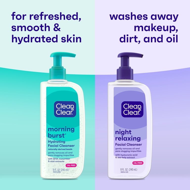 Clean & Clear 2-Pack Daily Deep Pore Cleansers with Refreshing