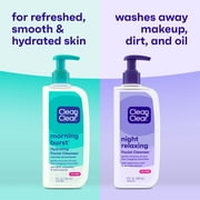 Clean & Clear Day & Night Face Cleansers, 2 Pack, 2 x 8 fl. oz
