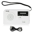 thumbnail image 1 of Manivela Solar Radio Multifuncional Camping Linterna Carga USB Emergencia RadioBlanco, 1 of 5