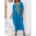 thumbnail image 3 of Bsubseach Fashion kaftan Dresses for Women Plus Size Swimsuit Cover up Summer Maxi Moomoo Dresses, 3 of 6