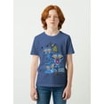 thumbnail image 4 of K-Pop Demon Hunters Boys' Graphic 2-Piece Set T-Shirts, Light Blue and Cool Peri, Sizes 4-18, 4 of 11