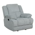 thumbnail image 3 of Waterbury Upholstered Glider Recliner Grey, 3 of 8