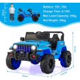 thumbnail image 4 of INFANS 12V Ride on Truck Car with Parents Remote Control, 3 Speeds, Bluetooth Music Radio, LED Lights, Soft Start, Electric Vehicles for Boys Girls Kids Toddler, 4 of 10