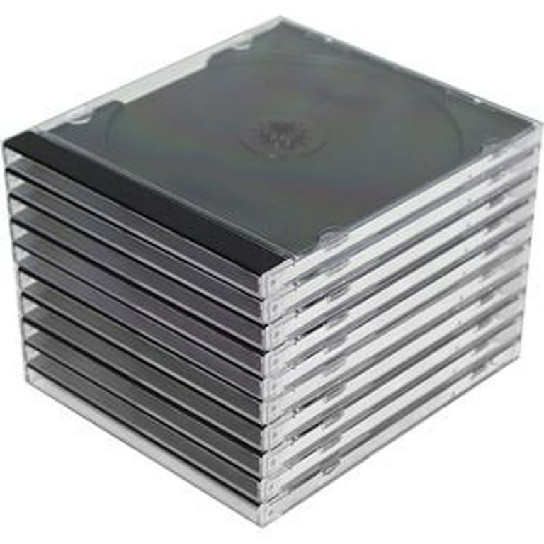 Caja Plastica Cd Single 10.4 Mm Pack 50 Un. Calidad Premium