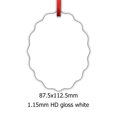 thumbnail image 1 of BEAUTYSUB 1,15 mm HD de una sola cara blanco brillante LS-CO015 Sublimación de alta definición Adornos navideños personalizados decorativos, 1 of 4