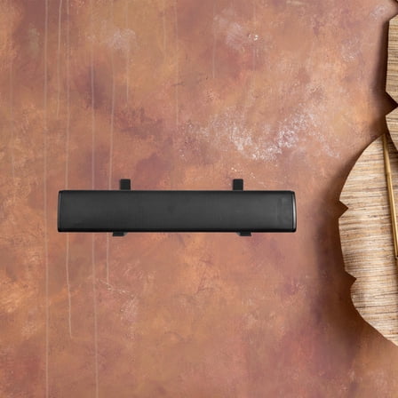 FUEENIRVA 2Pcs Wall Speaker Mount Soundbar Shelf Fine Workmanship Home Theater Black