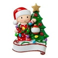 thumbnail image 2 of Ziurtnc 2024 Personalized Baby's First Christmas Ornament Resin Baby Boy/Girl Christmas Tree Hanging Ornament Custom Baby Name Keepsake for Home Decor, 2 of 7
