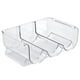 thumbnail image 3 of Organizador De Vino De Plástico Apilable, Soporte Para Botellas De Oso De Agua Transparente Para Exhibición De Hogar Inteligente Con Barra Antideslizante, Tablero Lateral Alto, 3 of 8