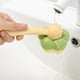 thumbnail image 5 of Cepillo de baño para mascotas, cepillo de baño para perros, cepillo de baño para perros, cepillo de masaje para perros de pelo largo y corto, cepillo de ducha para gatos (verde), 5 of 6