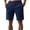 Z19Navy, variant on Linen Shorts for Men 7 Inch Inseam Casual Summer Vacation Beach Shorts with Pockets Elastic Waist Baggy Golf Short Light Gray M