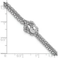 thumbnail image 5 of Sterling Silver Rhodium-Plated Knot 6.5In With 1In Ext Popcorn Chain Bracel (Width 4.1) (Length 7.5) - Jbsp, 5 of 5