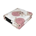 thumbnail image 3 of Throw Blanket for Couch - Lovely Snail Print Soft Comfy Lightweight Cozy Warm Throw Blanket, Fuzzy Plush Flannel Blanket & Throws for Sofa and Bed All Season, 3 of 8