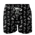 thumbnail image 4 of Gamivast Mens Swim Trunks Funny Graphic Elastic Waist Swimming Shorts with Pockets Gradient Board Drawstring Summer Swimsuits Holiday Beach Outfits, 4 of 4