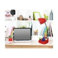 thumbnail image 4 of Simple Designs 18.5" Gooseneck Organizer Desk Lamp with iPad/Tablet Stand and Charging Outlet, Red, 4 of 8