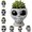 I2-A, variant on Fun Alien-Faced Planter Resin Head Flower Pot for Indoor Succulents Cacti Cute Desk Decor with Smile Unique Gift for Gardening Lovers Outdoor Creative Ornament Funny,B