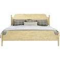 thumbnail image 2 of Livabliss x Becki Owens Adella Modern Farmhouse Wooden Bed King, Tan, 2 of 7
