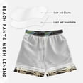 thumbnail image 3 of FORMRS Boys Swim Trunks Quick Dry Mesh Liner Boardshorts Sizes XS-XL, Black Skeleton, 3 of 7