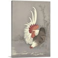 thumbnail image 1 of ARTCANVAS Rooster and Hen Canvas Art Print by Ohara Koson - Size: 60" x 40" (1.50" Deep) (3-Piece), 1 of 9