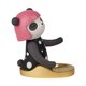 thumbnail image 3 of Soporte para botellas de vino con forma de animal, soporte para botellas de vino, botellero de mesa para vino. Rosa Negro, 3 of 9