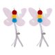 thumbnail image 1 of 2 piezas de varita para gatos, repuestos para varitas interactivas de mascotas, accesorios de recarga para gatos, mariposa, 1 of 7