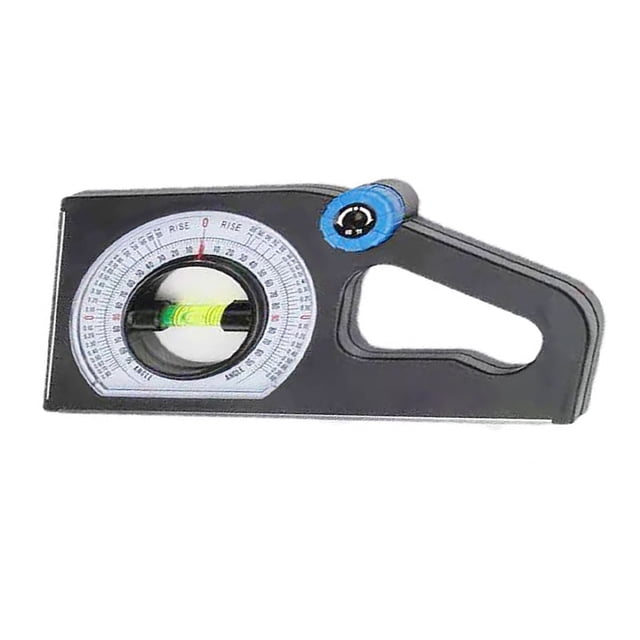 Inclinometer Gauge, Multifunctional Clear Scales Gradient Measuring Ruler Handheld with Horizontal Bubble for Household Use With Magnetism 0.38kg / 13.4oz