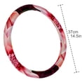 thumbnail image 4 of Petal flower 14.5 Inch Printing PVC Leather Auto Accessories Steering Wheel Covers Car Wheel Covers Steering Wheel Cover, 4 of 6