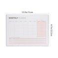 thumbnail image 2 of Calendrier de Bureau Vierge Feuille Planificateur Mensuel Bloc-Notes Calendrier Vierge Planification Bloc-Notes, 2 of 7