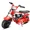 Red, variant on Upgraded 99cc 4-Stroke Gas Mini Bike for Ages 13+, Pull Start, Suspension Front Fork, Hydraulic Brakes, SUNF Tires, Up to 28 MPH, 220 lb Capacity – Purple