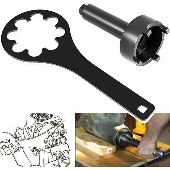 Drive Spanner Wrench and Bearing Carrier Nut Tools for Mercruiser Alpha1 Gen 2