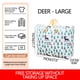 thumbnail image 1 of Xihbxyly Bolsa de Almacenamiento de Gran Capacidad, Plegable, de Tela, Transpirable y Resistente a Las Polillas, Fácil de Transportar, Ideal para Colchas, Mantas, Ropa y Organización Del Hogar, Ahorr, 1 of 2