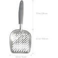 thumbnail image 2 of Métal de Kitty pour animaux de compagnie chien chat litière Scooper pelle merde Remover avec Long Manche pour animaux de compagnie, 2 of 5