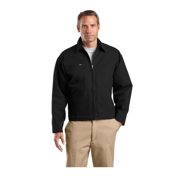 CornerStone Unisex Tall Duck Cloth Work Jacket | Zip Up Outerwear for Men & Women with Durable Construction & 3 Pockets