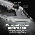 thumbnail image 5 of Proctor Silex Clothing Iron, Steam Iron for Clothes with Stainless Steel Soleplate & Retractable Cord, 5 of 9