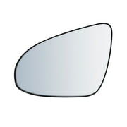 33282 - Fit System Driver Side Heated Mirror Glass w/ backing plate, Toyota Camry Sedan 12-17, Avalon 13-18, 4 9/ 16" x 6 3/ 4" x 8" (for OE square mount, w/ o Blind Spot)