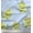 Light Steel Blue, variant on Soimoi Cotton Duck Fabric Leaves & Yellow Flower Watercolor Printed Craft Fabric by the Yard 42 Inch Wide