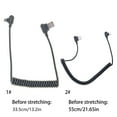 thumbnail image 3 of 6A speed Charging strong Phone Charger Flexible Spring Coiled USB C Cable, 3 of 11