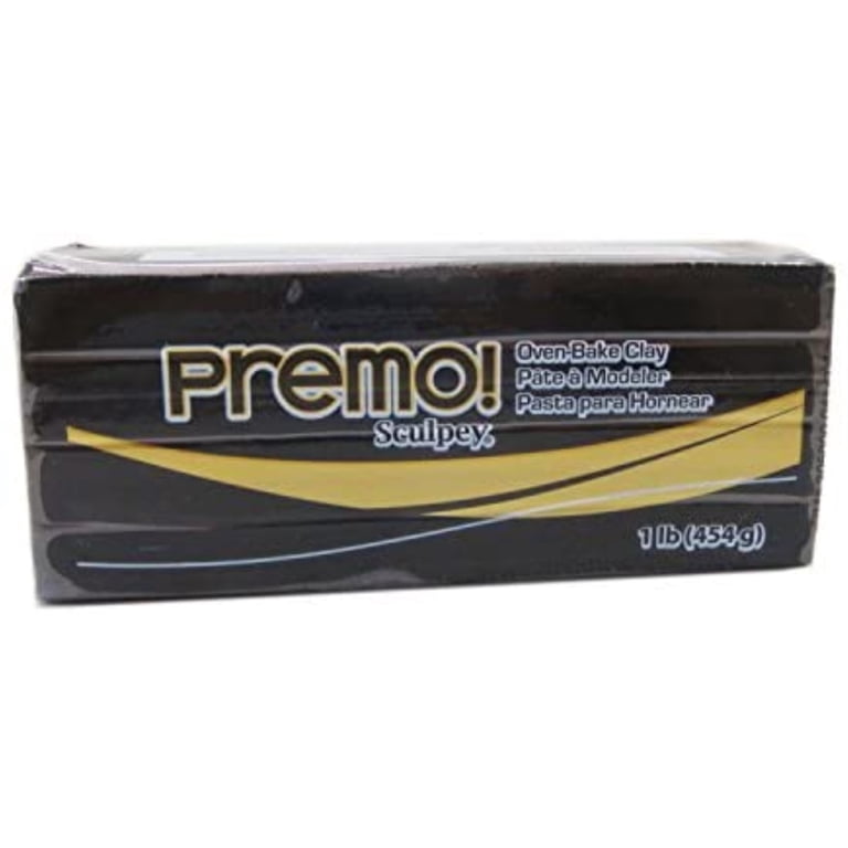 Sculpey Premo Polymer Modeling Clay, 1 lb Black photo 2