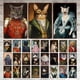 thumbnail image 2 of Cartel de Metal de gato negro para decoración del hogar, placa Retro divertida de retrato de gato negro, letrero de Metal de animales para mascotas, 2 of 4