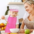 thumbnail image 2 of Juego de 11 piezas de chef para niños, juego de cocina para niños, delantales para hornear, guantes para horno, batidor de huevos, regalo para niñas, 2 of 5