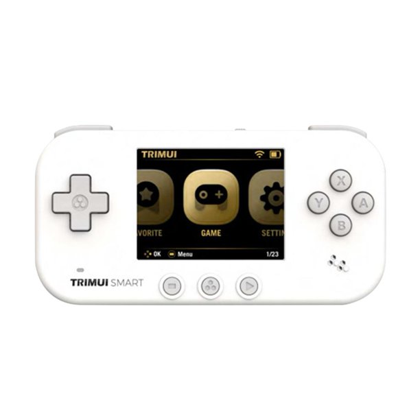 Reproductor de video de consola de juegos portátil inteligente Trimui de 2,4 pulgadas (blanco sin tarjeta) WDOplteas Para estrenar