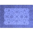thumbnail image 1 of Ahgly Company Machine Washable Indoor Rectangle Oriental Blue Traditional Area Rugs, 2' x 3', 1 of 4