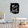 thumbnail image 3 of Dream Big Little One Kids Wall Decor Good Night Quote Wall Design Wall Art Sticker Designs Vinyl Stickers For Home House Walls Rooms Windows Bedroom Decoration Size (20x20 inch), 3 of 3