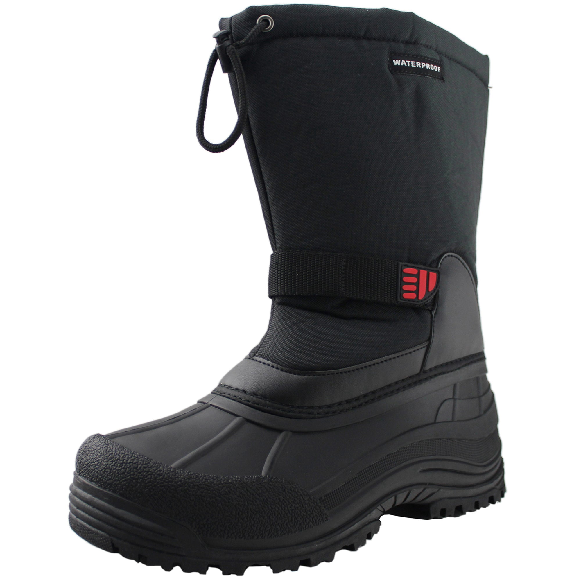 Tanleewa Men's Insulated Waterproof Winter Snow Boots Hiking Duck Boots Shoe Size 6.5 Adult Male