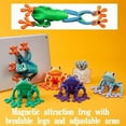 thumbnail image 5 of 3D Printed Magnetic Frog Toy, Realistic Jumping Frog Fridge Magnet with Articulated Joints, Glow Poseable Frog Refrigerator Magnets, Creative Animal Decor for Kitchen & Office(Style G), 5 of 10