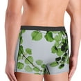 thumbnail image 5 of Disketp Watercolor Green Leaves Men'S Boxer Briefs,Soft And Breathable Cotton Underwear With Comfortflex Waistband, 5 of 9