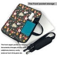 thumbnail image 3 of ZICANCN Laptop Case 14 inch, Happy Christmas Tree Snowman Work Shoulder Messenger Business Bag for Women and Men, 3 of 9