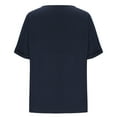 thumbnail image 5 of DailyTrove Women's Solid Color Oversize Short Sleeve T-Shirt - Casual Loose Tee, Comfortable for Lounge & Streetwear, 5 of 6